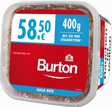 Burton Full Flavor 4XL Eimer Zigarettentabak 400gr